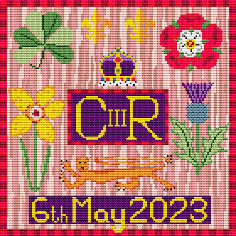 Coronation Needlepoint Tapestry Digital Download Chart